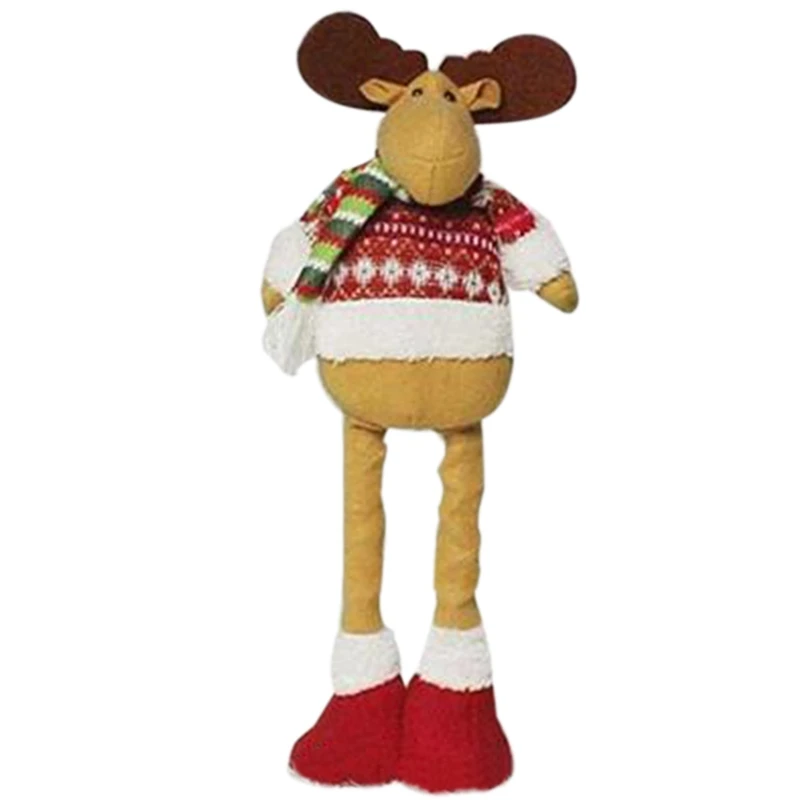 

Christmas Ornaments Christmas Telescopic Old Man Doll Christmas Supplies,Xmas Fireplace Hanging and Party Accessory, Color B