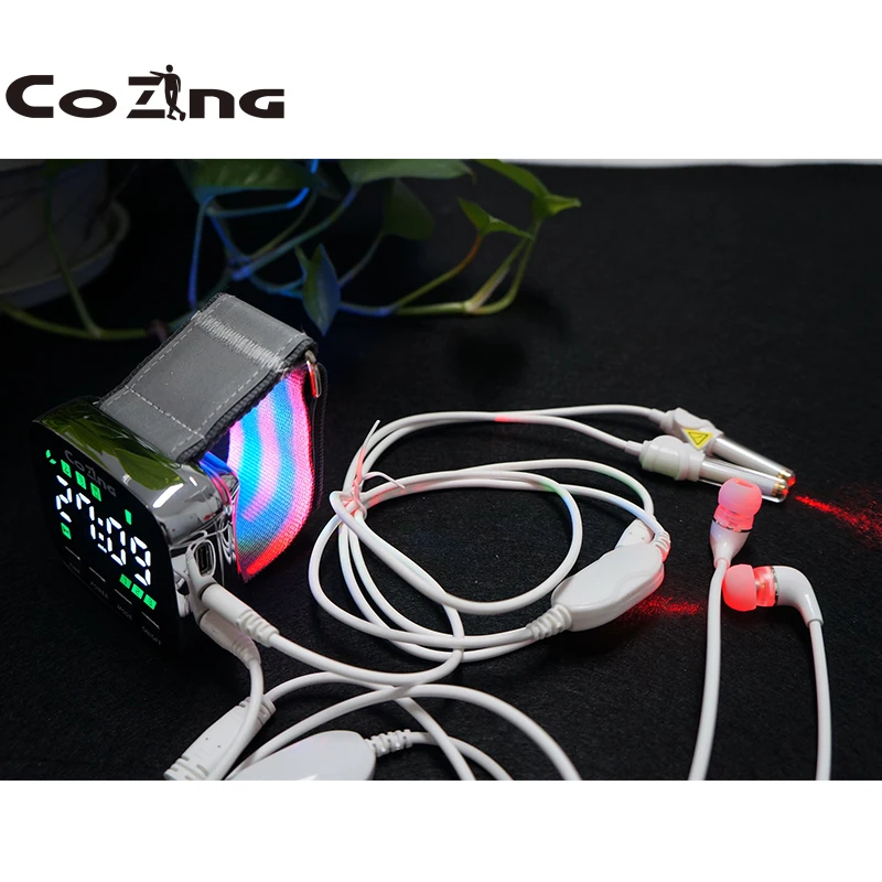 2021 COZING The Newest Produact Physical Laser Therapy Medical Watch Home Use 4 Color Low Level Laser High Blood Pressure Treatm most popular inandon 3in1 15 6 4t 2021 newest style home durable using karaoke player machine