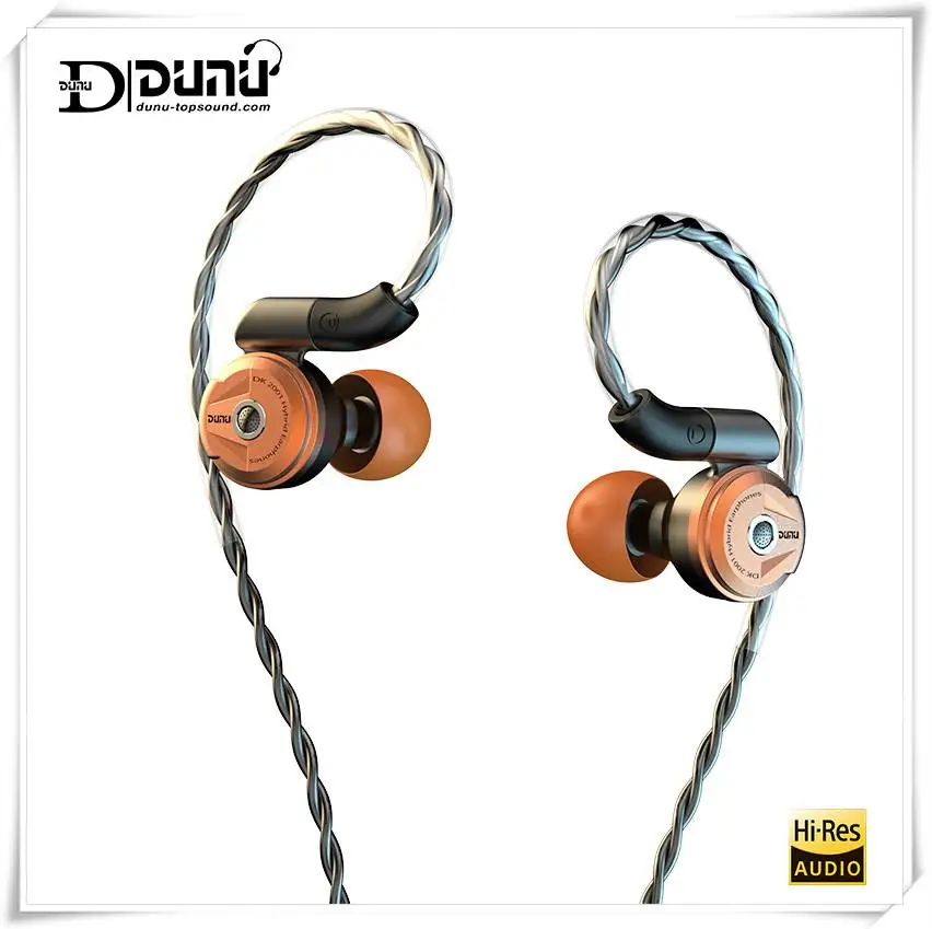 Гибридные драйверы DUNU DK 2001 с высоким разрешением (3BA + 1DD) наушники вкладыши IEM