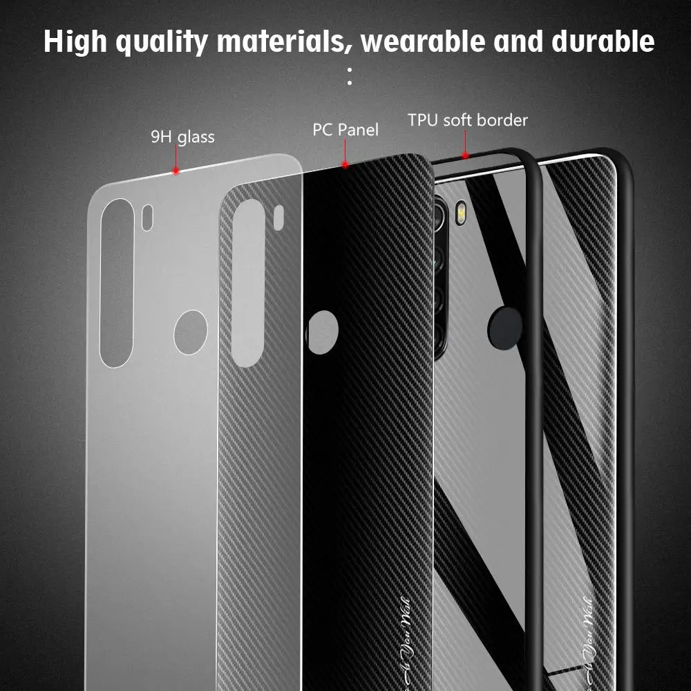 Роскошный стеклянный чехол для телефона для Xiao mi Red mi Note 8T 8 Pro 7 Pro 7A 8A чехол для Xiaomi mi 9 Se 9T CC9 Pro градиентный чехол