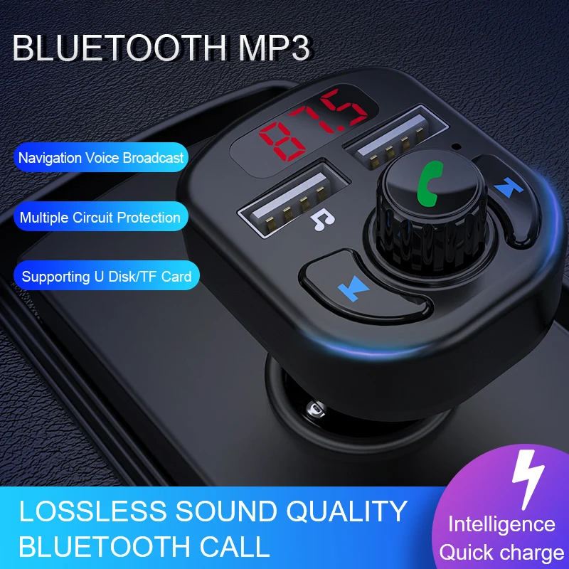 Автомобильное зарядное устройство Quick Charge 3,0 с двумя usb-портами для iPhone, samsung, Xiaomi, huawei, QC3.0, быстрая зарядка, автомобильное зарядное устройство для мобильного телефона