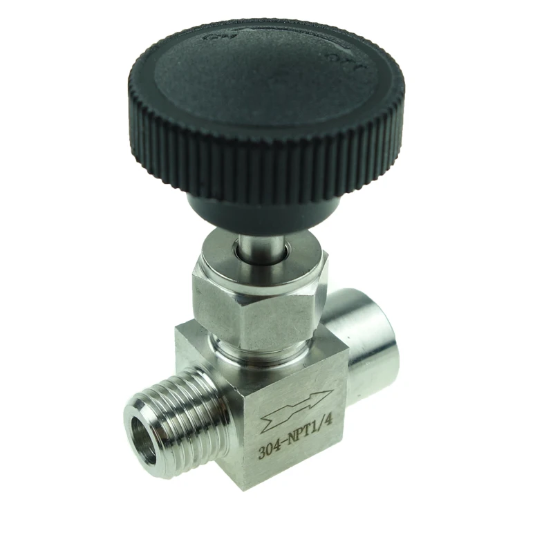 

1000 PSI Instrument Needle Valve 1/4" NPT Male x Female Stainless 304