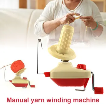 

Yarn Winder Hand Operated Thread Ball Wool String Machine Tool Fiber Plastic Alloy Skein Kit Portable DIY Sweater