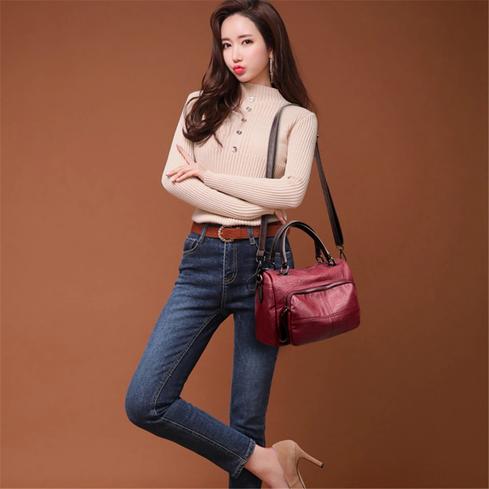 Новинка 2019 женская сумка винтажные кожаные роскошные сумки женские маленькие