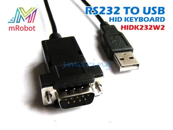 

USB Keyboard Serial Port Protocol Convertor Line RS232 to USB Keyboard HID Device Support Multimedia DIY RC Electronic Toy