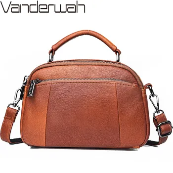 

Vintage Ladies Hand Bags Crossbody Bags For Women Sac a Main Luxury Handbags Leather Women Bag Brand Designer 2019 High Quality