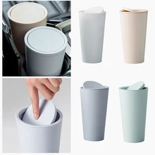 Автомобильный мусорный бак, настольный круглый мусорный бак для автомобиля, дома, комнаты, чехол для мусора, держатель, корзина, автомобильные аксессуары для интерьера