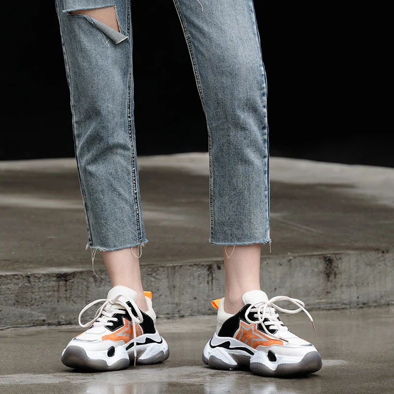 

2019 Comfortable Cow Suede Big Size 42 Walking Flats Lace Up Shoes Woman Casual Sneakers Women Shoes