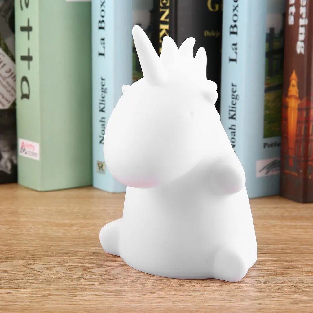 

New Unicorn Night Lamp Creative LED Night Light Mood Light Cartoon Eyeshield Lamp LED Light and Toy Intelligence Development