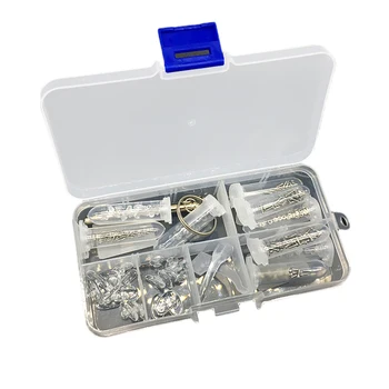 

Glasses Sunglasses Repair Kit Eyeglass Assortment Kit Nose Pads and Repair Tools with Plastic Storage Box Glasse DIY repair box