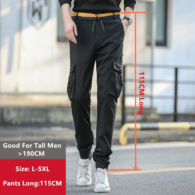 Cotton Cargo Jogger Pants for Tall Men | American Tall