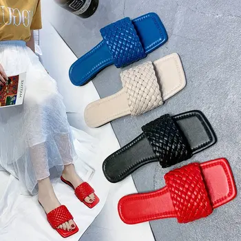 

Slippers Women 2020 Summer New Flip Flops Flat Shoes Women Home interior Slippers Ladies Shoes outdoor Beach Slides Shoes Woman