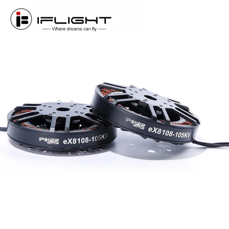 Двигатель iPower ex 8 eX8108 105KV UAV мотор/Серводвигатель комбинированного двигателя