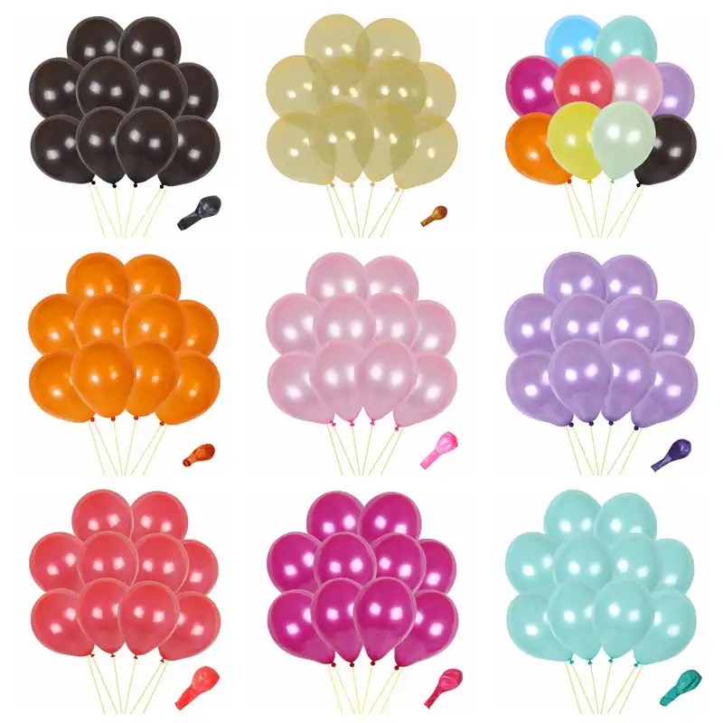 10 шт./партия воздушные шары на день рождения 1,5 г 10 дюймов латексные воздушные шары золотой красный розовый синий жемчуг свадебный шар мяч де...