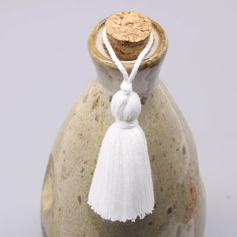 Description Picture 6 of item5/10Pcs Cotton Tassel 8cm Hanging Rope Fringe Tassel For Sewing Craft Home Curtains Garment Decoration Accessories