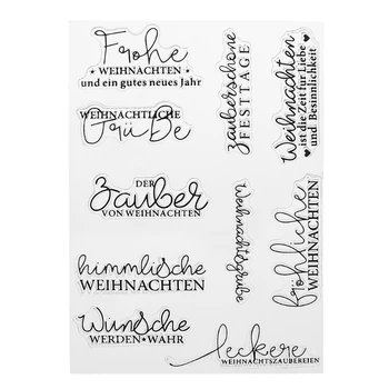 

Nice DIY Silicone Clear Stamp Cling Seal Scrapbook Embossing Album Decor Craft