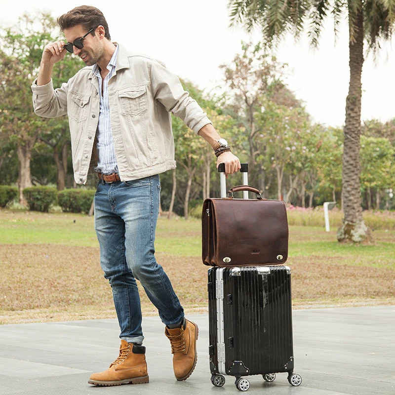 timberland leather shoulder bolsa