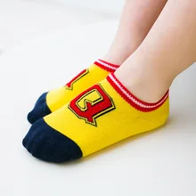 Новинка года; стильные детские носки; разноцветные спортивные дышащие носки со скрытыми вставками; носки для малышей