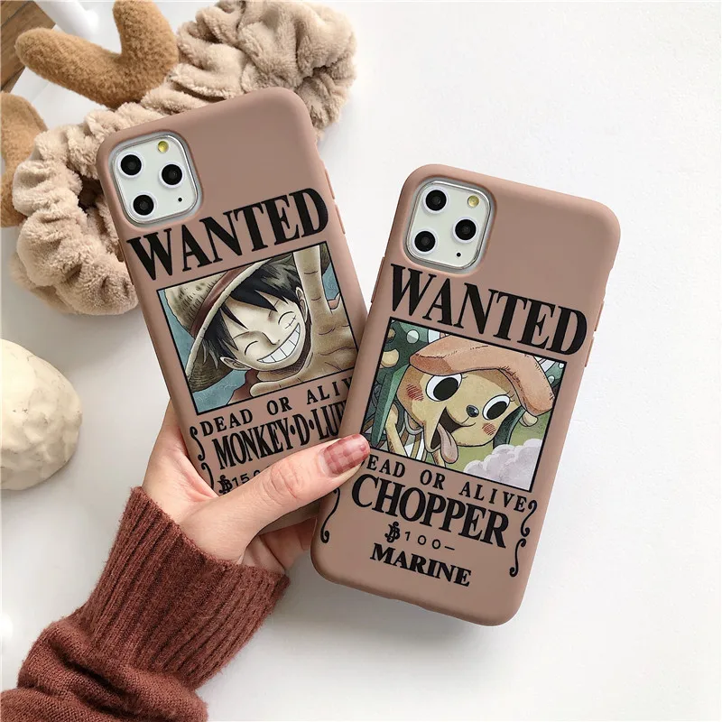 One Piece Wanted Case For IPhone11 Pro 6 6s 7 8 Plus X XR XS Max Phone 