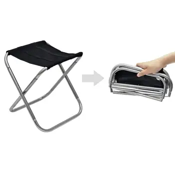 

Portable Retractable Stool Outdoor Stable Folding Camping Fishing Chair Safe Durable Lightweight Stool