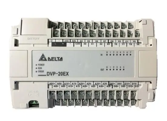

DVP20EX00R2 DVP-20EX 100-240VAC 8DI 6DO Relay 4DI 2DO аналоговый выход PLC