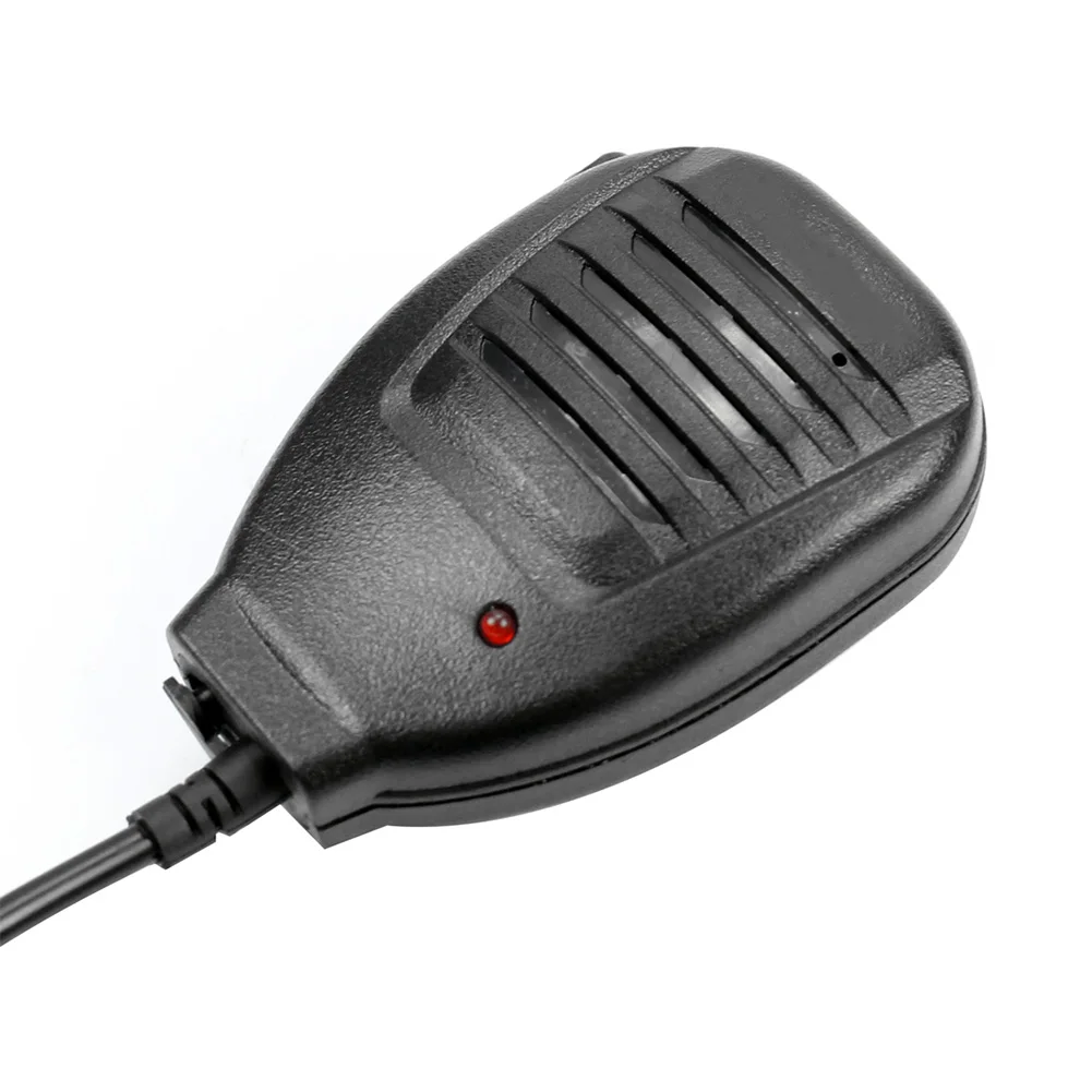 Электроника Walkie Talkie водонепроницаемый кабель части Мини Твердые с индикатором светильник аксессуары ручной микрофон прочный для BF UV9R