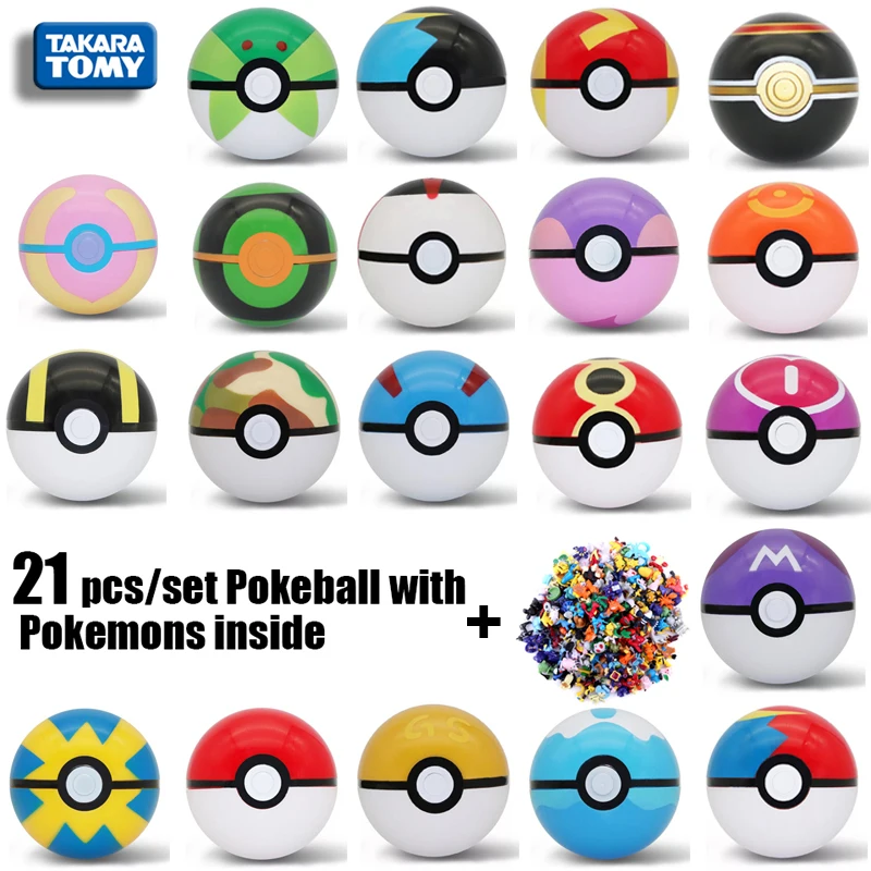 Pokemon 2-3 см персонажи 7 Покемон мяч игрушки для детей Коллекция Рождественские