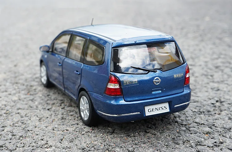 Бутик 1:18 Nissan GENISS MPV 6 модель сплава двери, моделирование литой металлическая модель автомобиля, расширенная коллекция подарок