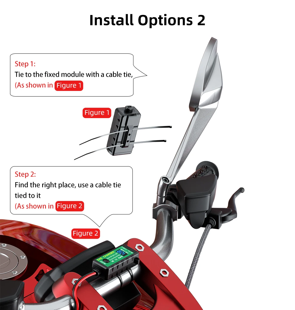 Deelife-Carregador de Motocicleta USB, Tomada Impermeável, Voltímetro,