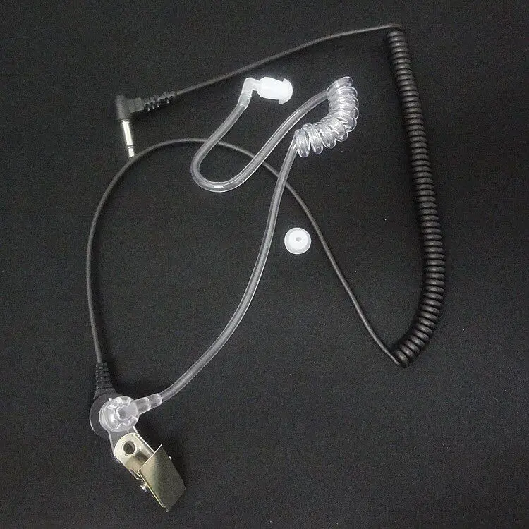 Auriculares de tubo de aire telescópico Kenwood TYT baofeng, walkie-talkie, solo 3,5 tapones oídos mm
