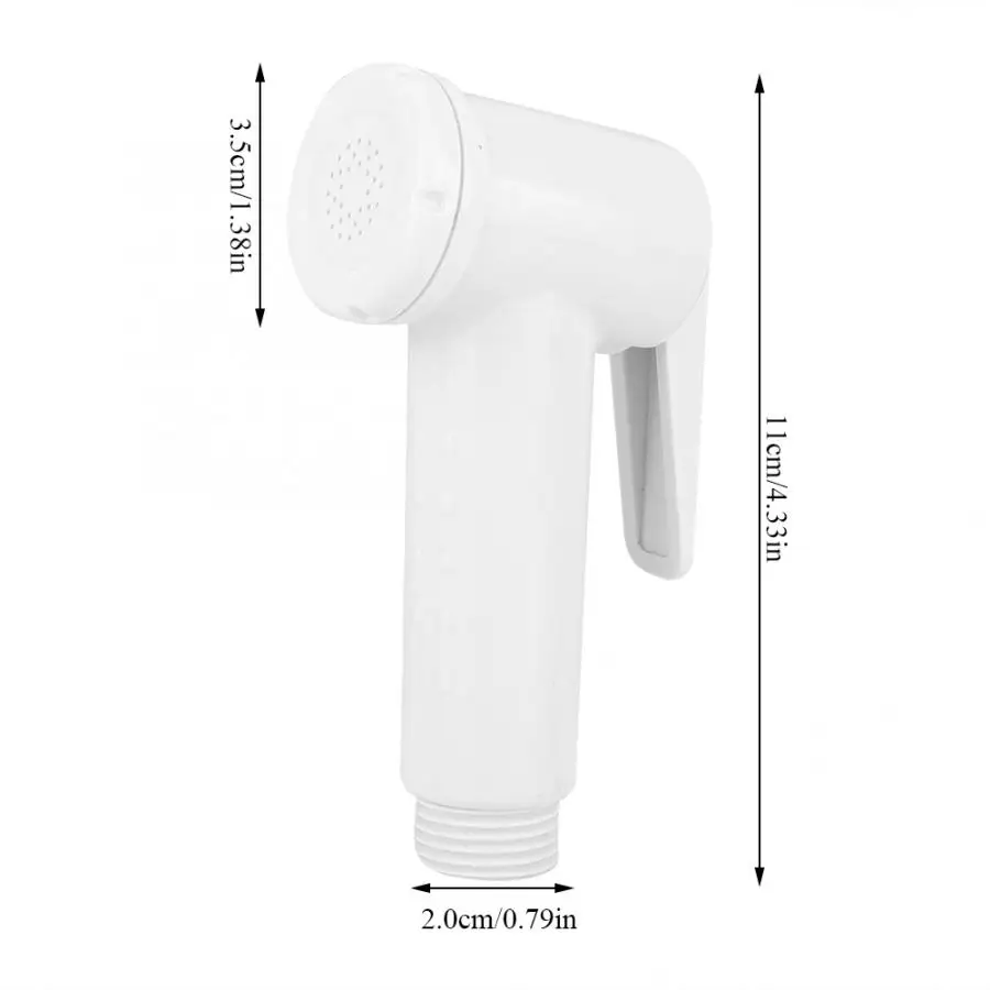 G1/2in Handheld Toilet Bidet Sprayer Cleaning Spray Bathroom Accessories for Home Wash Bathroom Toilets