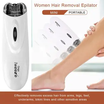 

Portable Mini Hair Epilator Home Travel Painless electric Depilatory Bikini Trimmer Permanent Whole Body Hair Remover