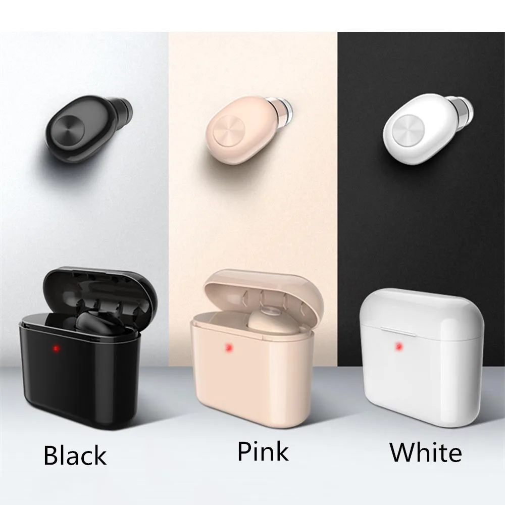 BL1 Bluetooth гарнитура Беспроводные наушники стерео Спортивная с зарядным отсеком