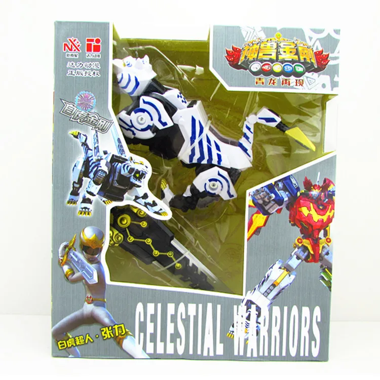 

Genuine Mythical Creatures Jingang Toy Fit Five in One Deformation Robot Assembled Educational Toy