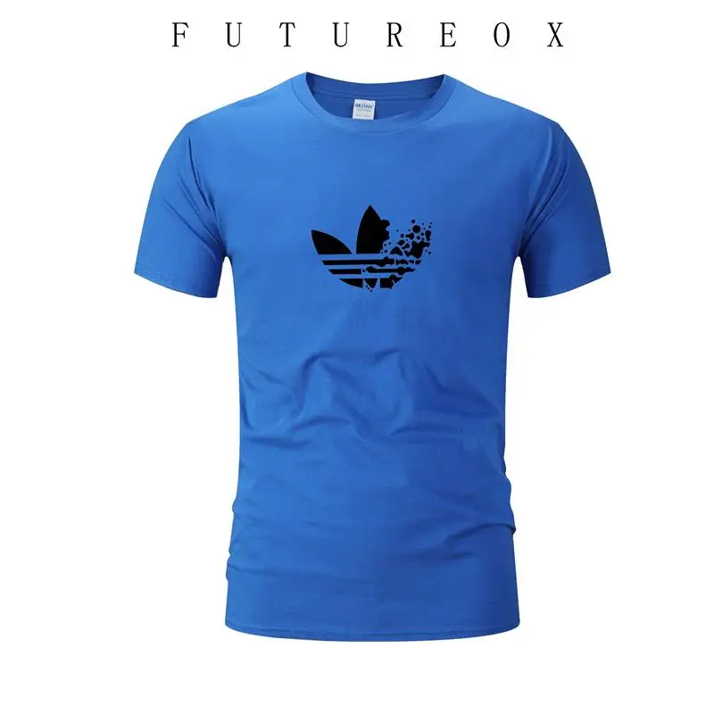 Men's New 100% Cotton Fabric Loose Fashion Comfortable Skin-Friendly T-Shirt Multi-Color Optional For a Variety Of Skin Color Men's New 100% Cotton Fabric Loose Fashion Comfortable Skin-Friendly T-Shirt Multi-Color Optional For a Variety Of Skin Color