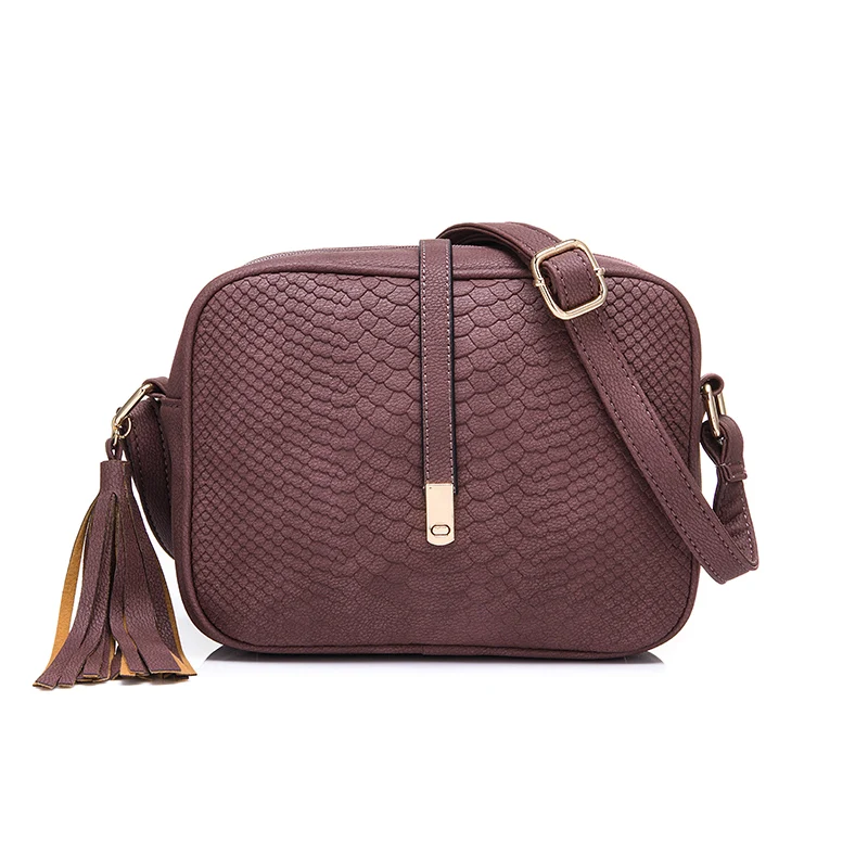 REALER брендовая маленькая сумка на плечо, женские сумки-мессенджеры, Женская Мобильная Сумка-слинг для телефона, сумка через плечо, новые ручные сумки для девушек - Цвет: Фиолетовый