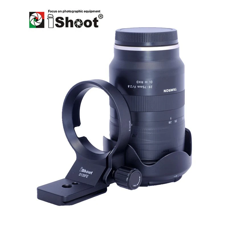 Воротник объектива iShoot для Tamron 28 75 мм F2.8 Di III RXD и 17 70 180 Крепление штатива кольцевой адаптер IS S135FE|Адаптеры