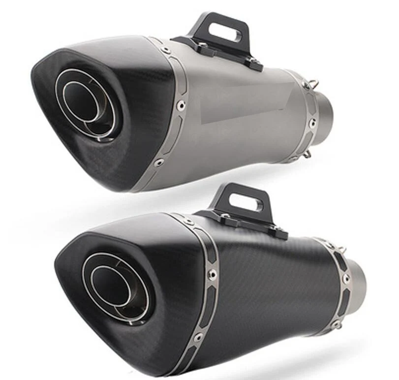 51 мм Akrapovic выхлопная труба мотоцикла углеродное волокно Титан Yoshimura