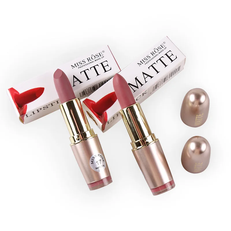 4 colors temperament matte lipstick makeup moisturizing long