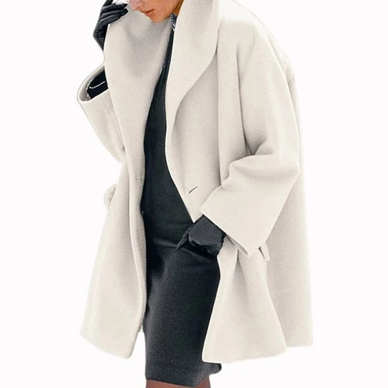 Autumn and Winter Loose Office Coats and Jackets