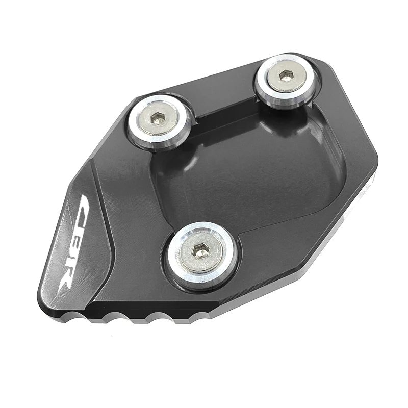 CNC Kickstand Foot Side Stand Extension Pad Support Plate For Honda CBR600RR 2007 2008 2009 2010 2011 2012 CBR 600RR CBR 600 RR (23)