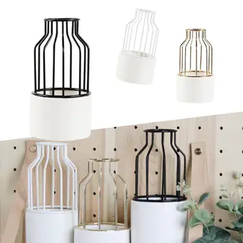 

Flower Pot Flower Pot Rack Flower Stand Creative Economic Beautiful Geometric 2PCS/Set Ceramic Holder Decor Home Planting Vase