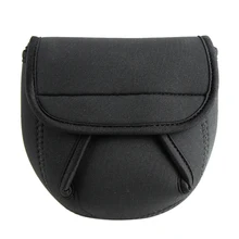 Рыболовная катушка сумка Портативный Регулируемый Открытый защитный чехол спиннинг износостойкий черный Троллинг хранение долбежная крышка мини