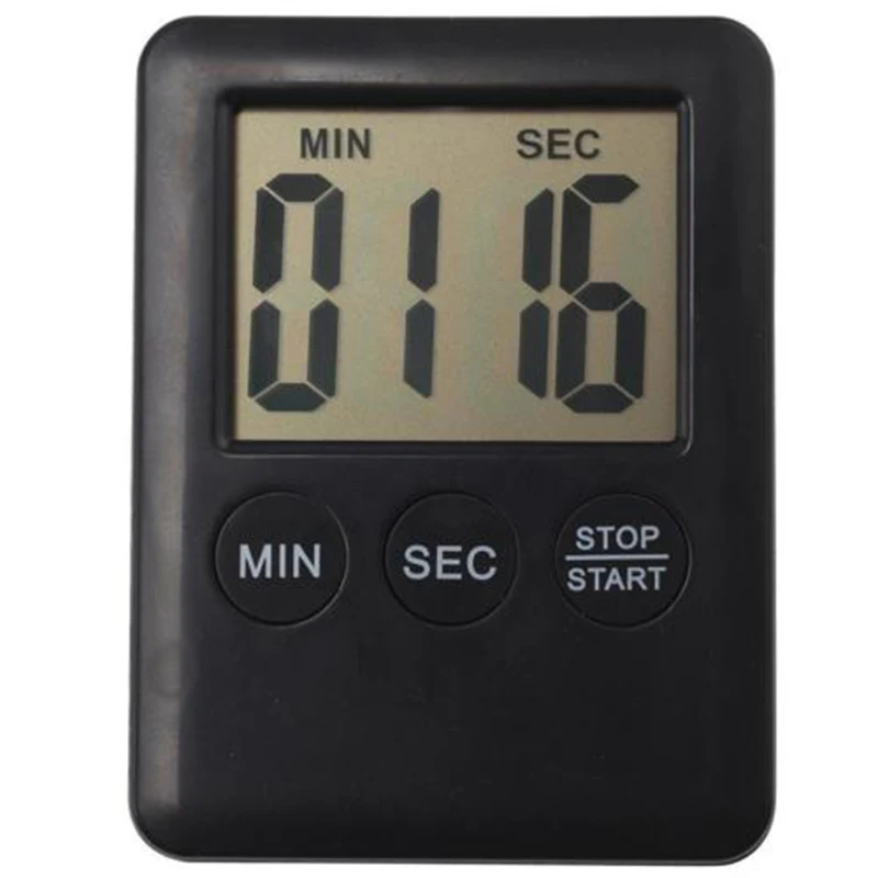 Мини lcd Цифровые кухонные кастрюли для варки яйца-пашот таймер подсчет вниз Будильник Секундомер высококачественный