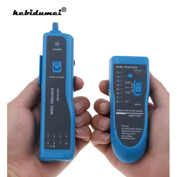 

kebidumei RJ45 RJ11 Network Ethernet Cable Tester Crimper Crimping Tool Punch Down Cat5 Cat6 Wire Line Detector