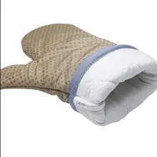 1Pce перчатки для микроволновой печи с изоляцией, термостойкие, для выпечки, анти-обжигающие, утолщенные, длинные, силиконовые, капельные, пластиковые, для рук s