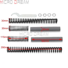 Передняя понижающая прогрессивная подвеска вилка пружины комплект мотоцикл 39 мм вилка для Harley Sportster XL883 XL1200 1988- Низкое железо