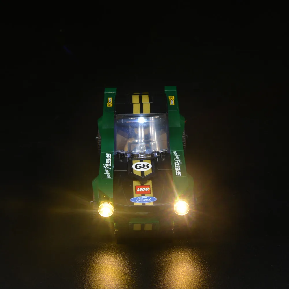 Led Licht Kit Für 75884 Geschwindigkeit Champions 1986 Mustang Blöcke Auto DIY Spielzeug Set (Nicht Enthalten Bausteine) – Detail 3