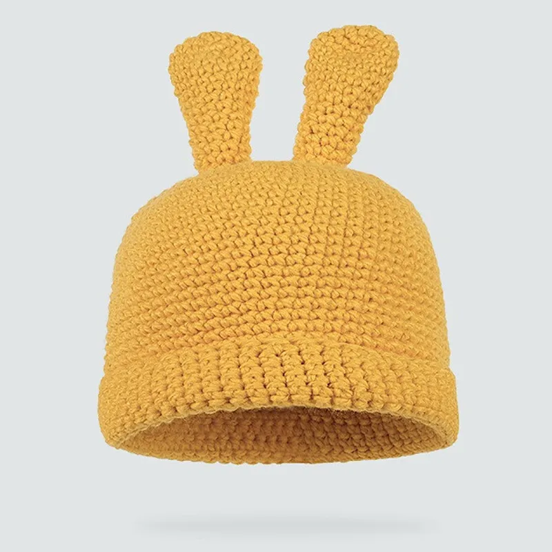 

Winter Beanies Woman Knitted Hats For Women Solid Color Retro Fishman Cap Female Skullcaps Korean