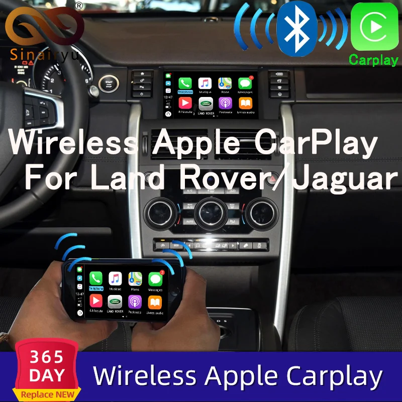 

Sinairyu Wireless Apple Carplay For Land Rover/Jaguar Discovery Sport F-Pace Discovery 5 Android Auto Mirror Wifi iOS13 Car Play